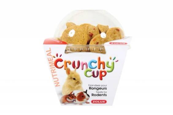 Friandises Crunchy Cup Candy Nature et Carottes pour rongeur