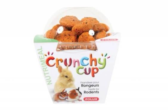 Friandises Crunchy Cup Candy Carotte et Lin pour rongeur