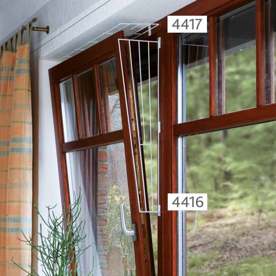 Grille de protection métal haut/bas pour fenêtre pour chat