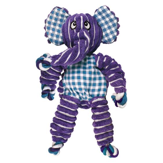 KONG Jouet Floppy Knots Elephant pour Chien