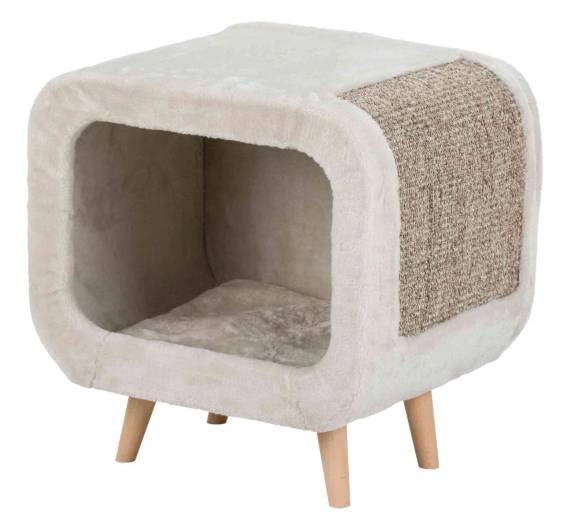 Griffoir abri design pour chat Alicia gris