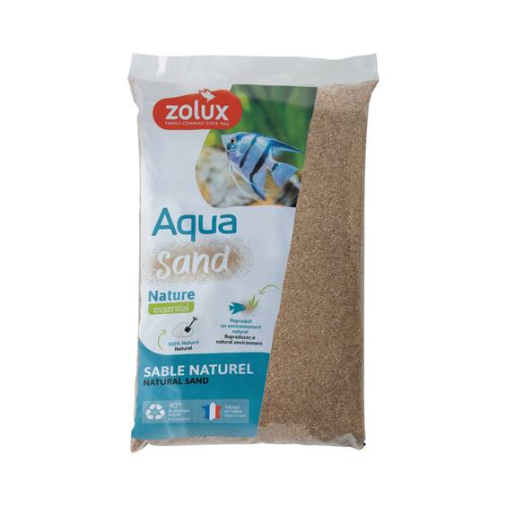 Sable de rivière pour aquarium