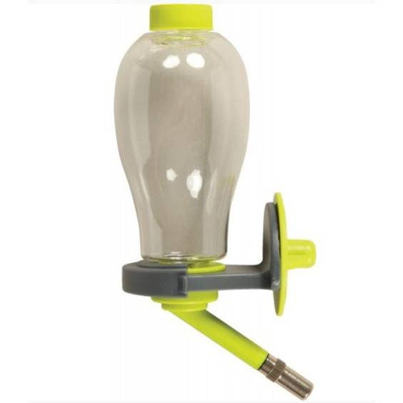 Biberon plastique vert pour lapin