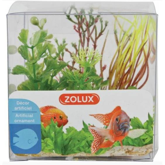 Plantes en plastique pour aquarium variées