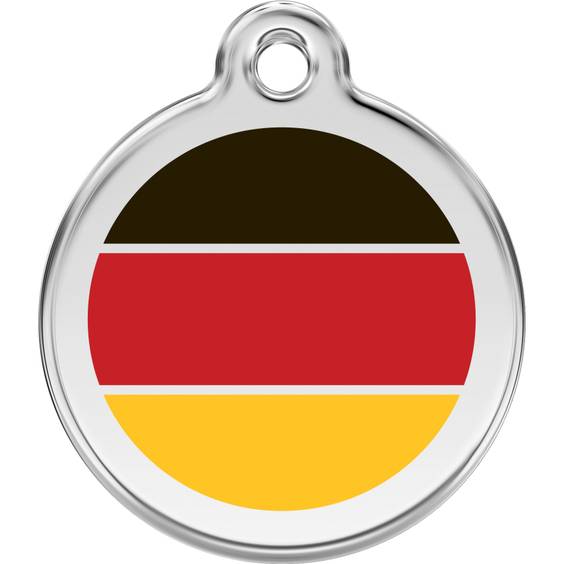 Médaille Drapeau allemand pour chien et chat
