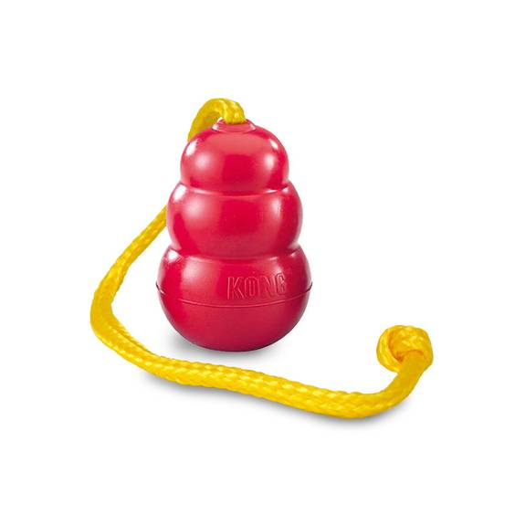 KONG Jouet Classic avec corde pour Chien