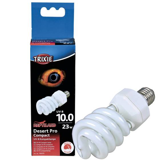 Lampe UVB pour tortue terrarium Desert Pro Compact 10.0 23 W