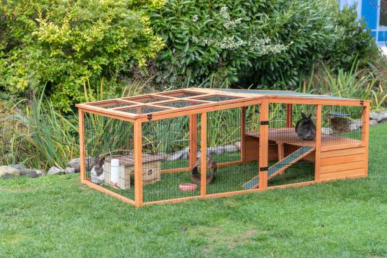 Enclos lapin XL avec toit