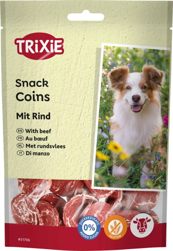 Friandises Beef Coins 100 g pour chien