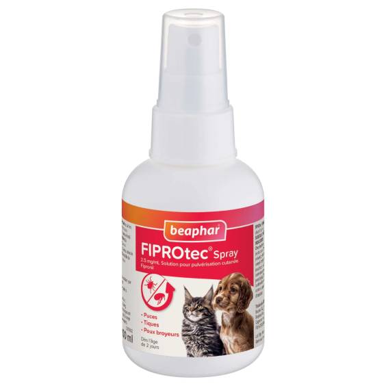 Spray anti-puce chien et chat Fiprotec Beaphar