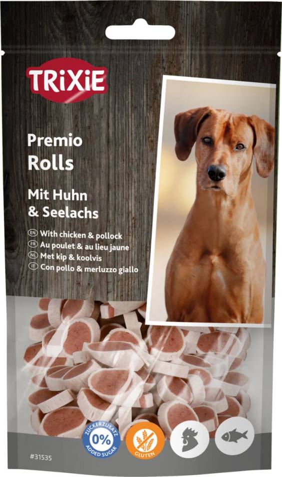 Friandises Fish Chicken Rolls 75 g pour chien
