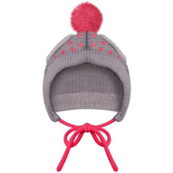 Milk & Pepper Bonnet Pollen gris pour chien