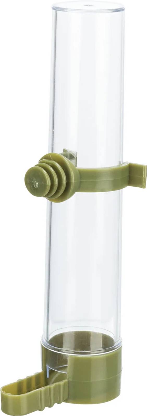 Distributeur plastique eau et nourriture rond 65 ml pour oiseau