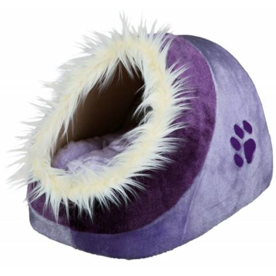 Dôme Minou mauve pour chat Trixie