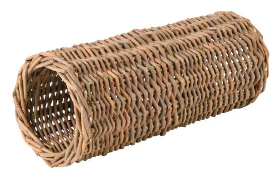 Tunnel de jeu osier rond pour lapin