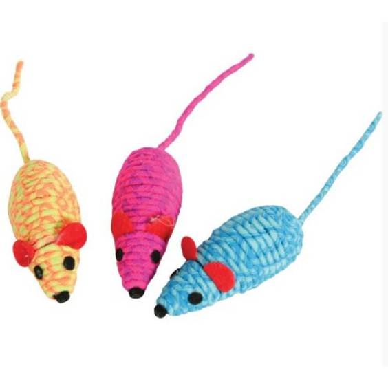 Mini souris Zolux en sisal pour chat 8 cm