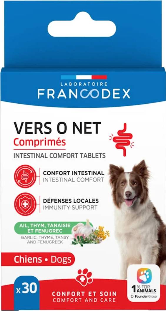 Vers O Net pour chiens 30 comprimés Francodex