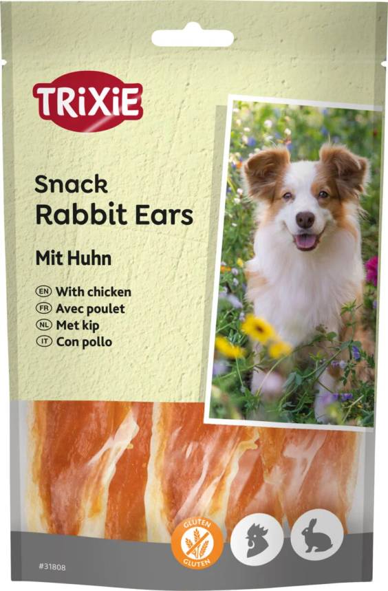 Friandises Rabbit Ears 80 g pour chien