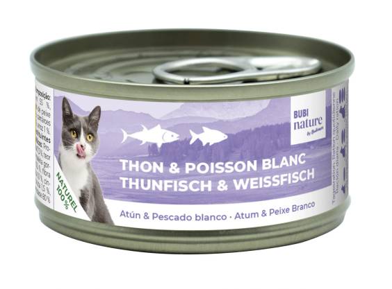Bubi nature au thon et poisson blanc Bubimex pour Chat