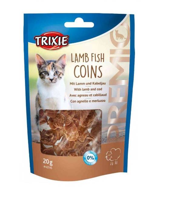 Friandise à l'agneau et au poisson Coins pour Chat