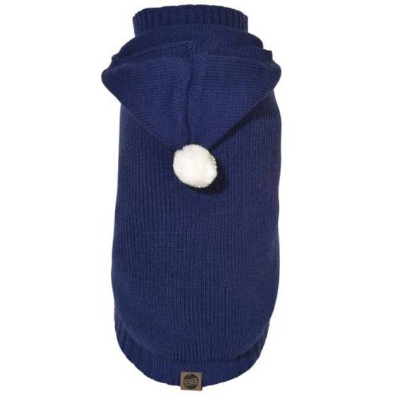 Pull pour chien Lupin à capuche avec pompon