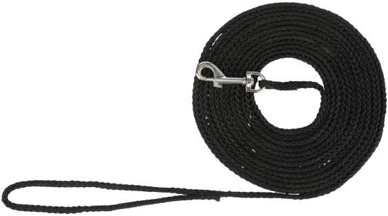 Longe de pistage noir pour chien et chat
