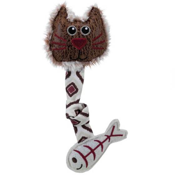 Peluche Trixie à la cataire avec hochet 20 cm