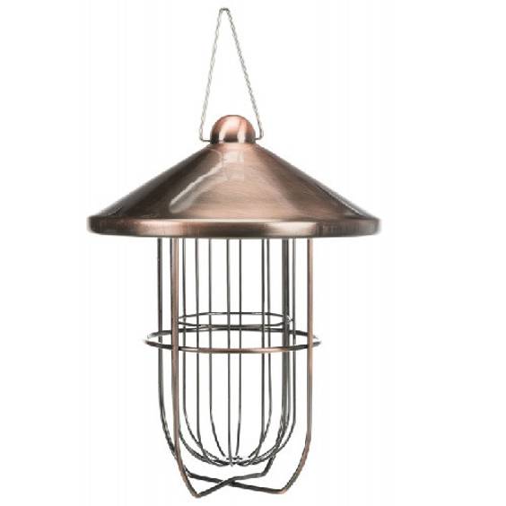 Support de boule de graisse cuivré pour oiseau