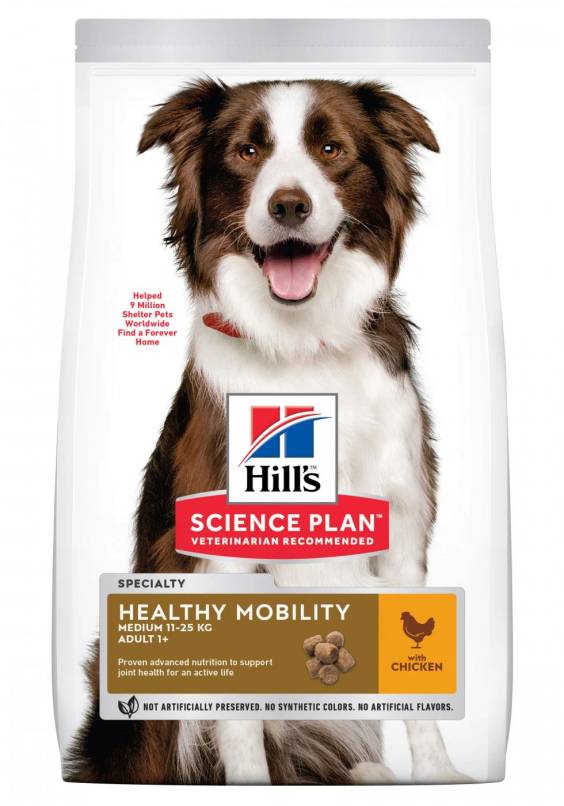 Hill's Science Plan croquettes Adult Healthy Mobility Medium pour Chien