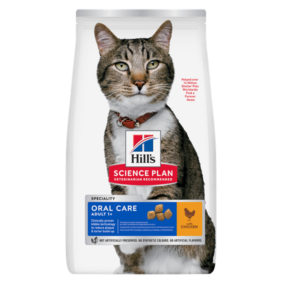 Hill's Science Plan croquettes Feline Adult Oral Care pour Chat