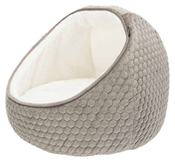 Abri douillet Livia taupe pour chien