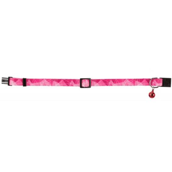 Collier géométrique rose pour chat