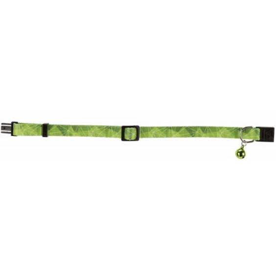 Collier géométrique vert pour chat