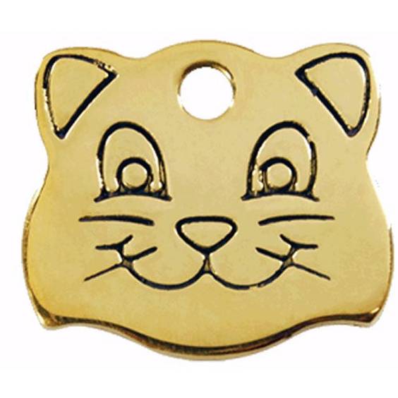 Médaille en laiton pour chat petite