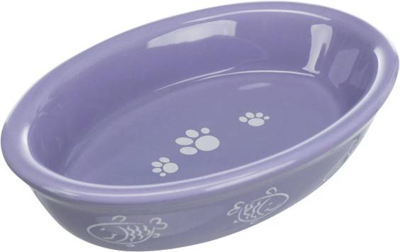 Gamelle chat motif poisson