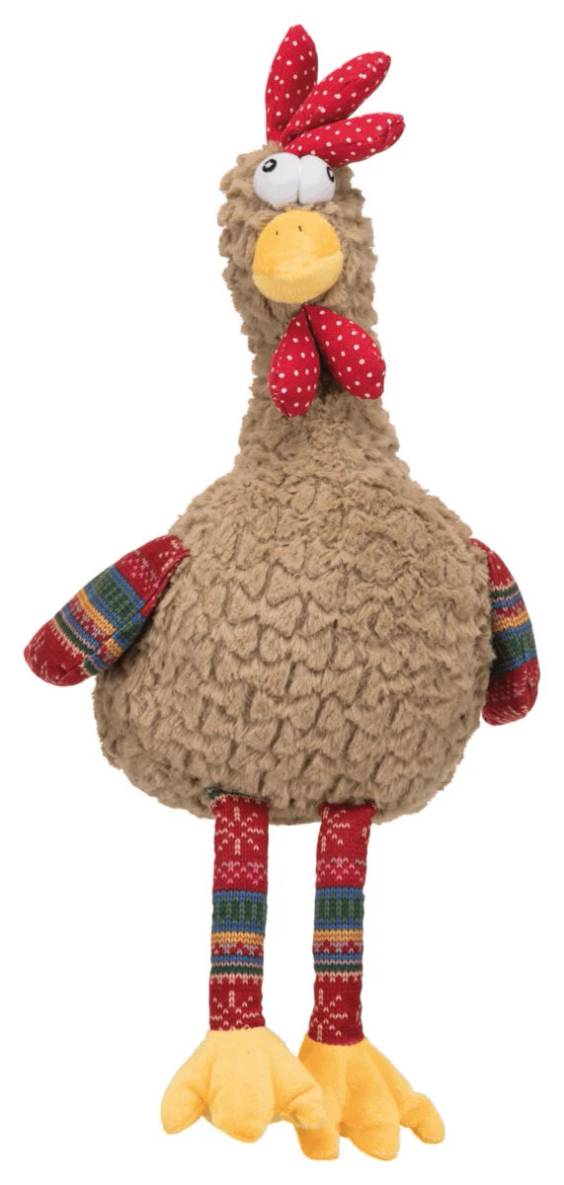 Peluche coq pour chien Trixie