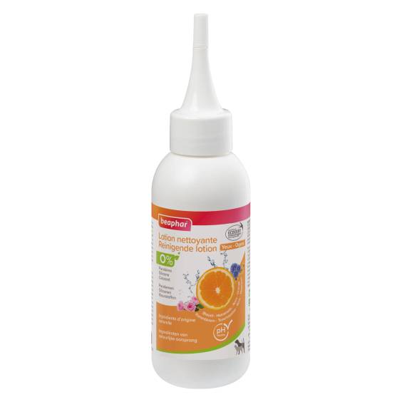 Lotion nettoyante yeux Bio Beaphar pour chien et chat