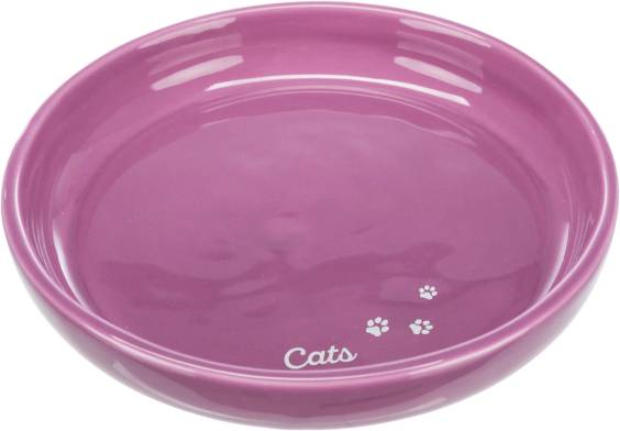 Gamelle plate en céramique pour chat