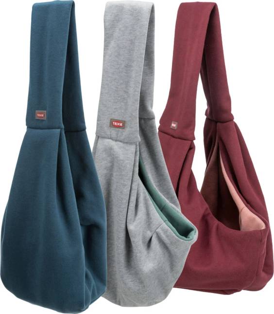 Junior Sac ventral Soft pour chiot et petit chien gris menthe