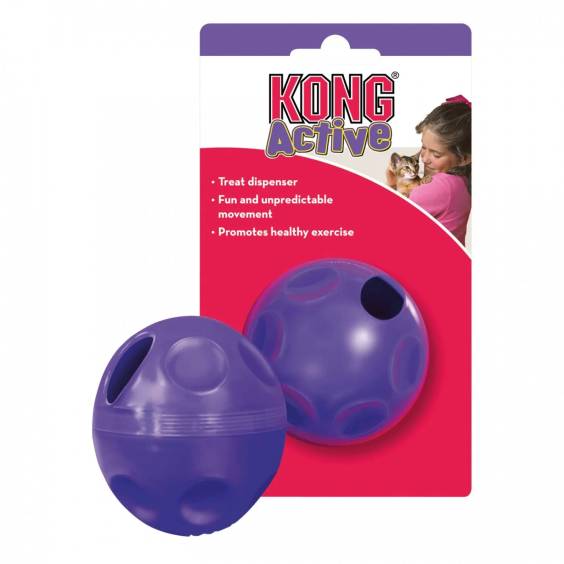 KONG Balle distributrice de friandises pour chat
