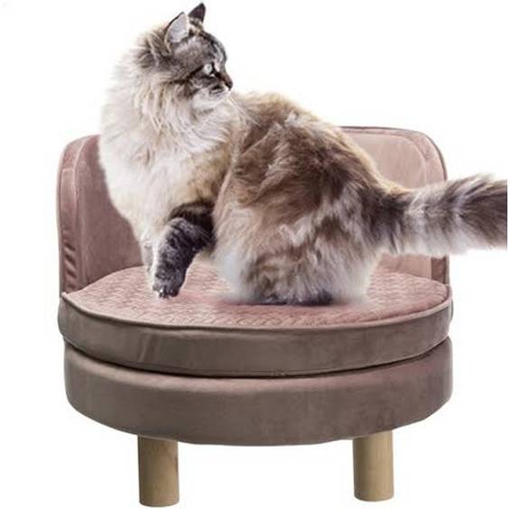 Fauteuil design Livia rose pour chat