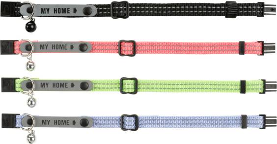 Collier pour chat personnalisé avec bande adresse