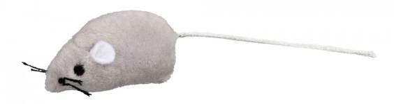 Souris grise pour chat avec cataire 5 cm