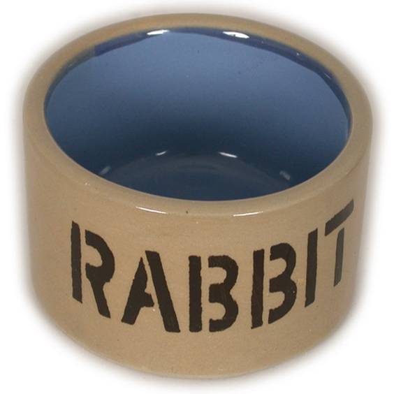 Gamelle en grès pour lapin