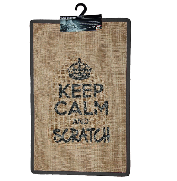 Tapis griffoir rectangle chat et chaton 60x38 cm