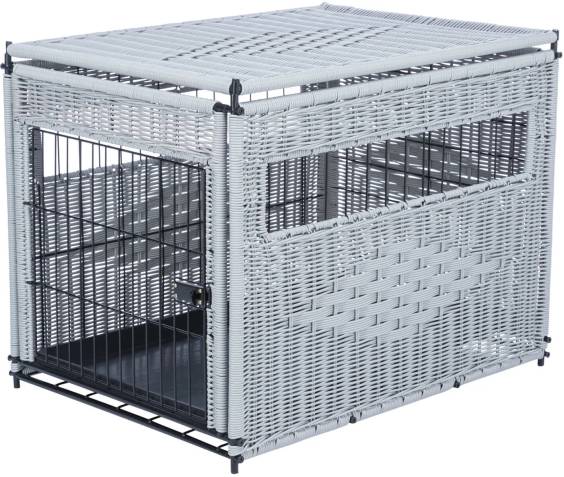 Cage pour chien d'intérieur 60 x 77 cm