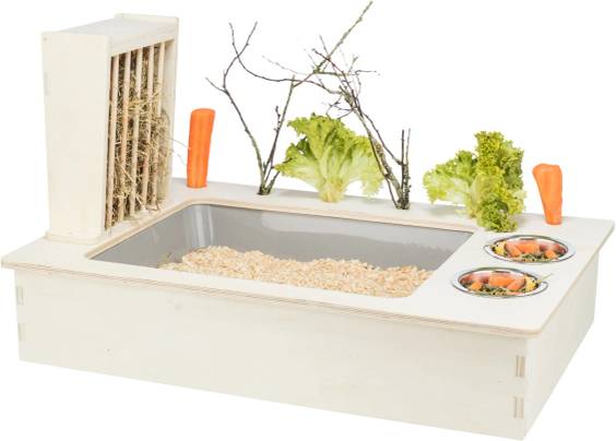 Station mangeoire pour cochon d'inde et lapin