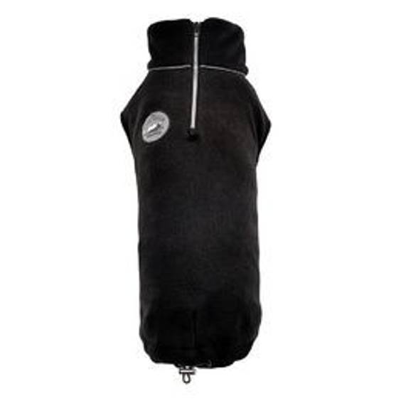 Pull en polaire noir pour chien