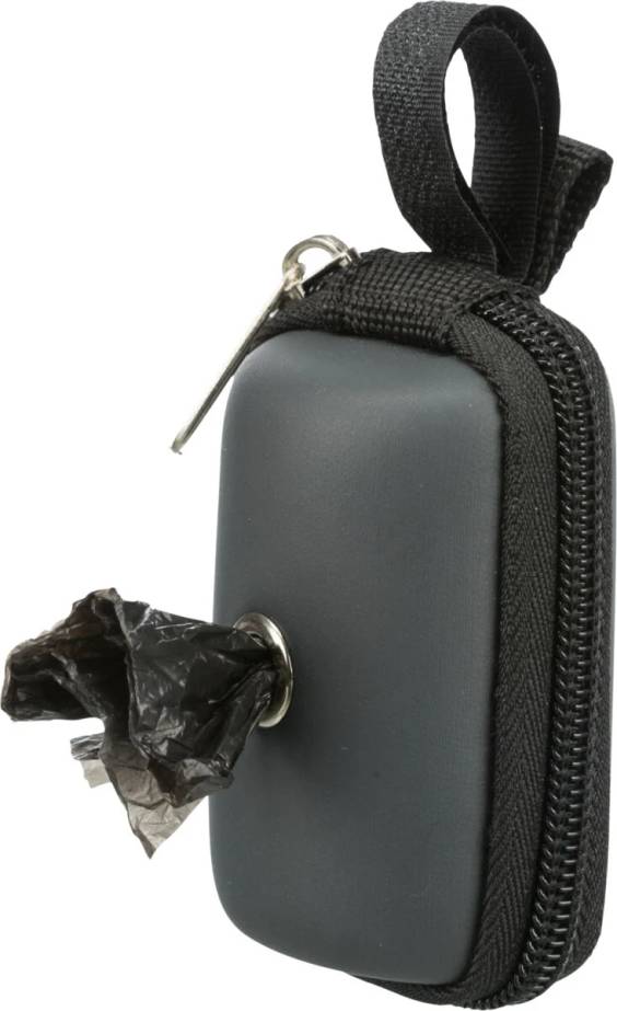 Distributeur de sac à crotte design en cuir pour chien