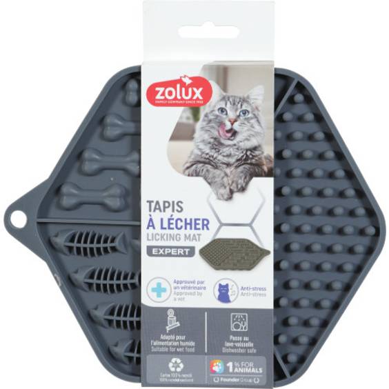 Tapis de léchage anti-glouton pour chien et chat